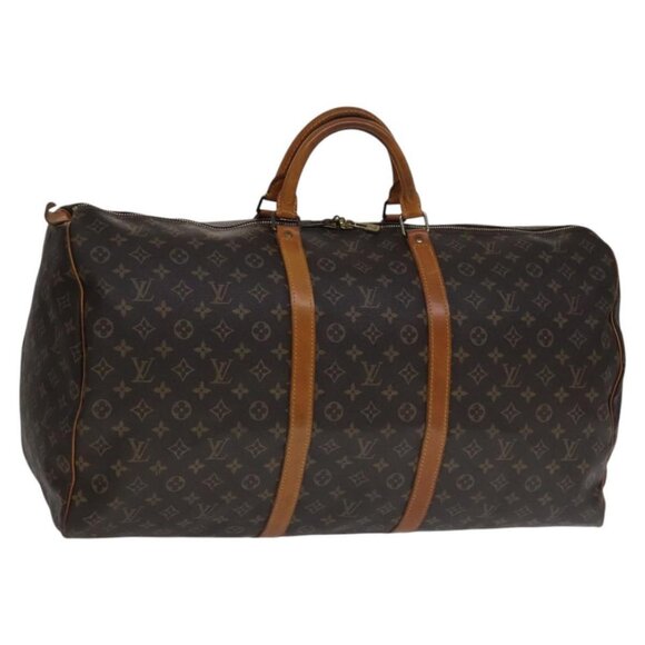 LOUIS VUITTON Monogram Keepall 60 Boston Bag M41422 LV Auth 110530 - Picture 1 of 15